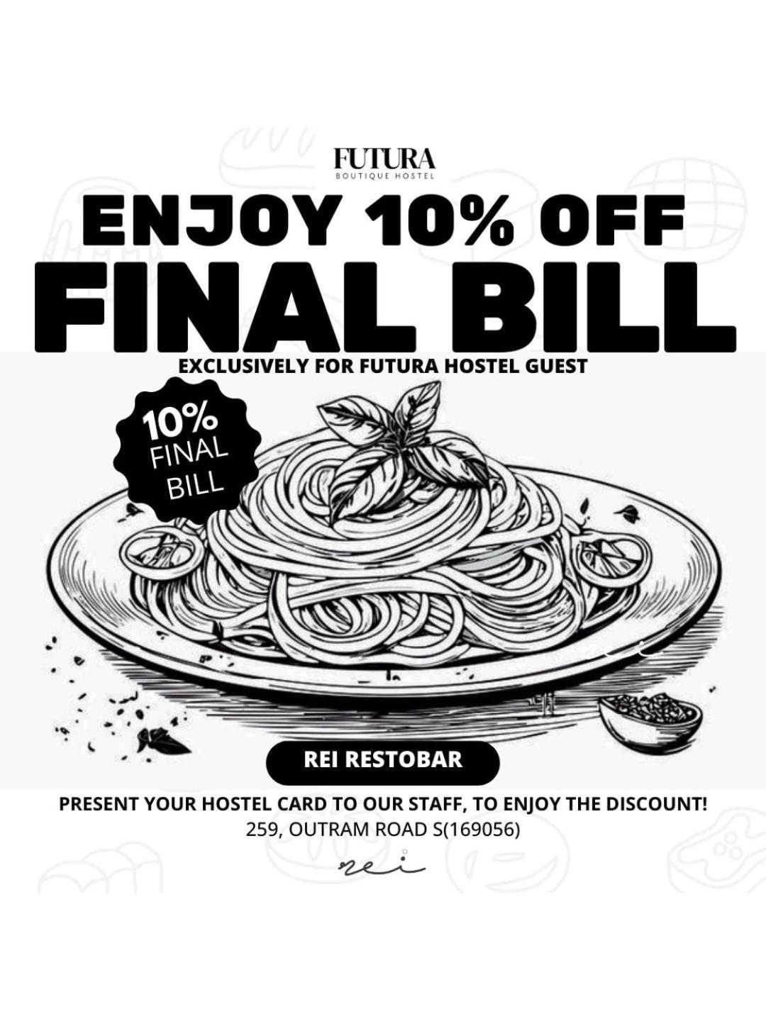 Futura Boutique Hostel Singapore Eksteriør billede